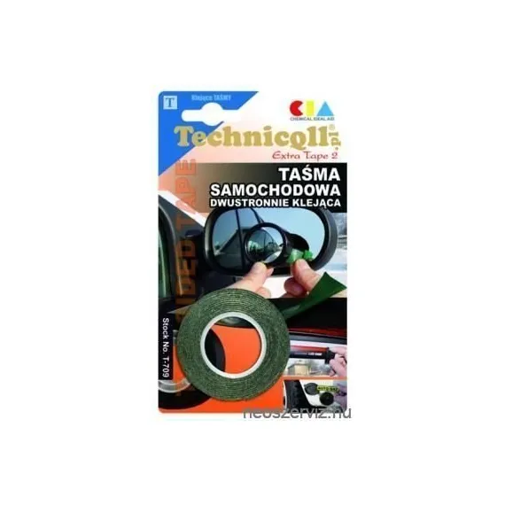 TECHNICQLL SZIVACSOS KÉTOLDALÚ RAG. SZALAG T-709