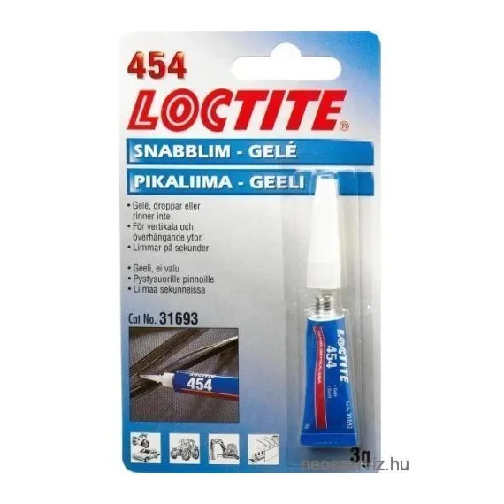 PILLANATRAGASZTÓ LOCTITE 454 GÉL 3g /29688/ 195906