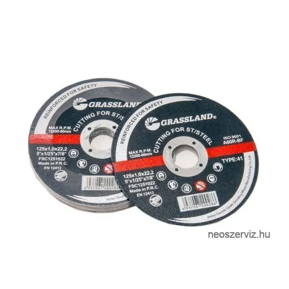 FSC1251022 VÁGÓKORONG FLEXRE 125X1X22.2mm 12200rpm