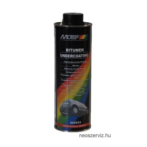 MOTIP 000033 ALVÁZVÉDŐ BITUMENES FEKETE CSAV. 1l