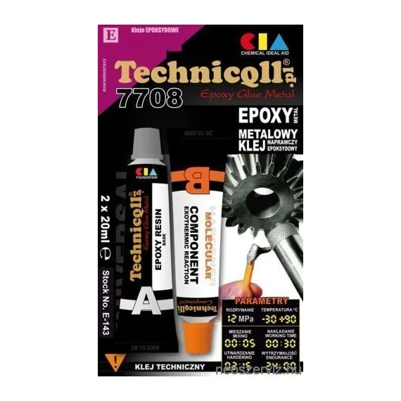 TECHNICQLL METAL EPOXI 7708 E-143 ÉS E-174