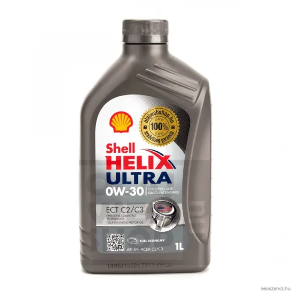 Shell Helix Ultra ECT 0W30 C3 személygépjármű motorolaj 1L