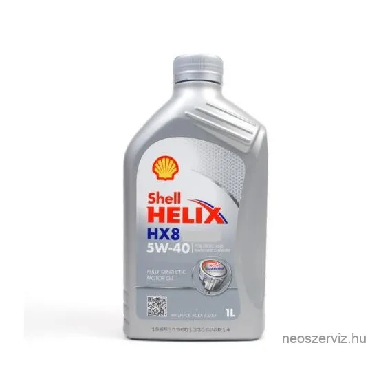 Shell Helix HX8 ECT 5W40 személygépjármű motorolaj 1L