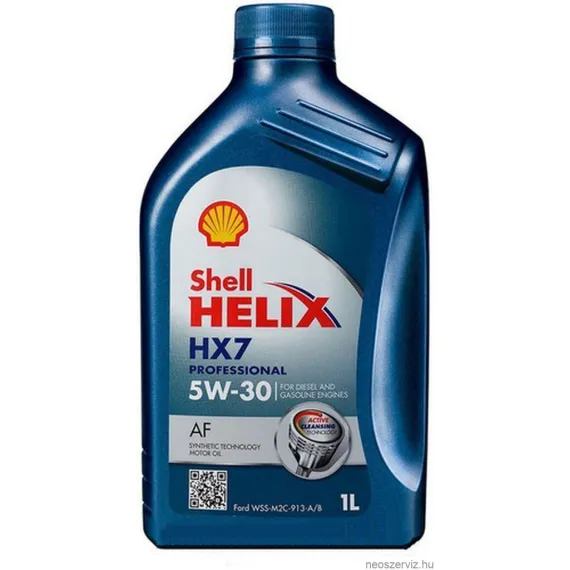 Shell Helix HX7 Prof AF 5W30 személygépjármű motorolaj 1L