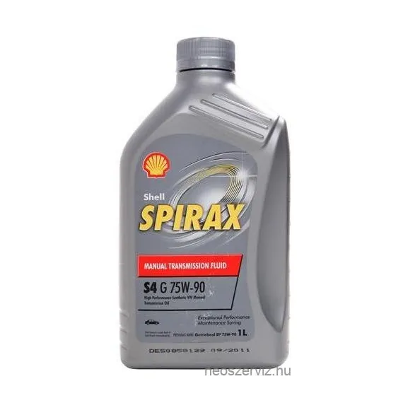 Shell Spirax S4 G 75W90 hajtóműolaj 1L