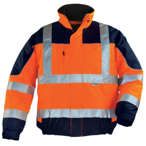AIRPORT BÉLELT FLUO DZSEKI NARANCS/KÉK XL, Méret: XL