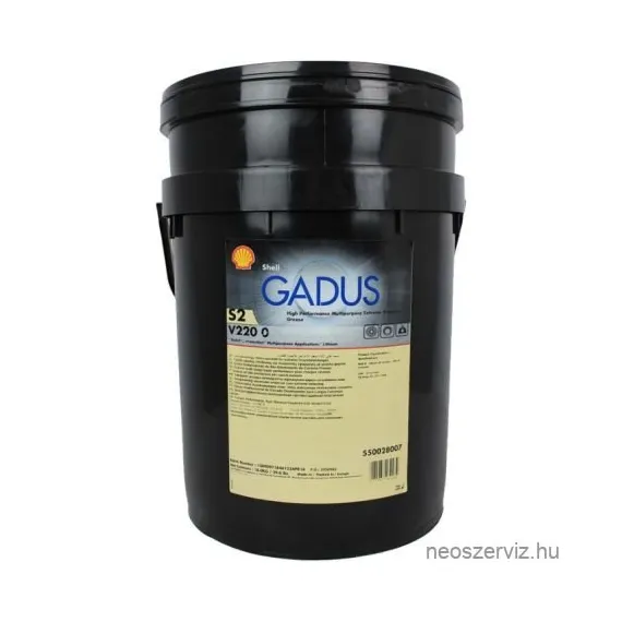 Shell Gadus S2 V220 0 kenőzsír  18kg