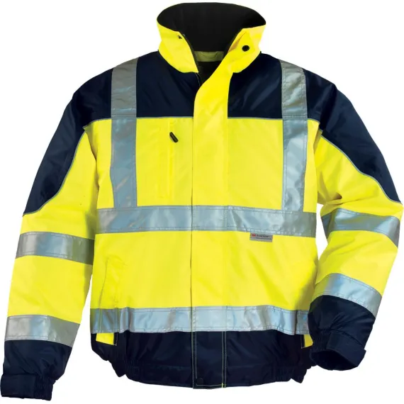 AIRPORT BÉLELT FLUO DZSEKI SÁRGA/KÉK XXXL, Méret: XXXL