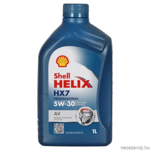 Shell Helix HX7 Prof AV 5W30 személygépjármű motorolaj 1L