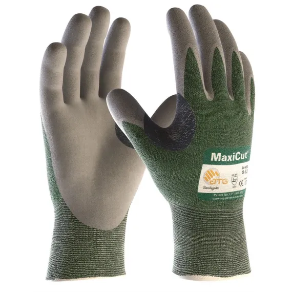 ATG Maxicut Mártott kesztyű - 34-450 - fekete - 11/XXL, Szín: fekete, Méret: 11/XXL