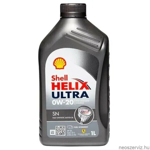 Shell Helix Ultra SN 0W20 személygépjármű motorolaj - 1L