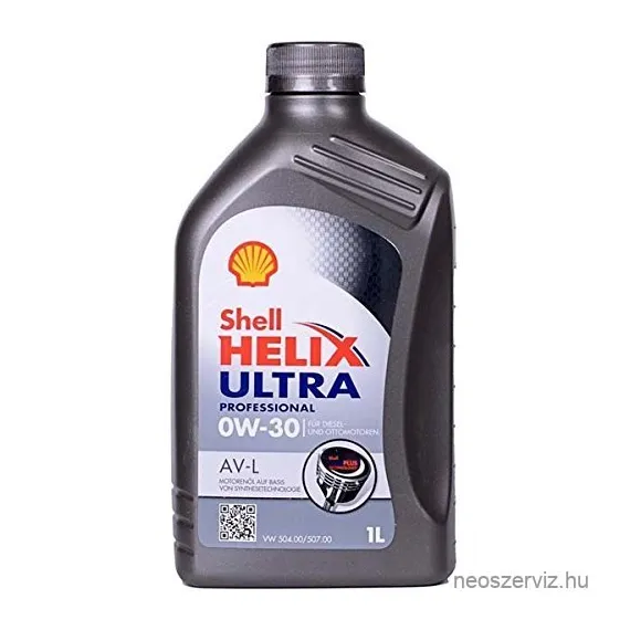 Shell Helix Ultra Prof AVL 0W30 személygépjármű motorolaj - 1L