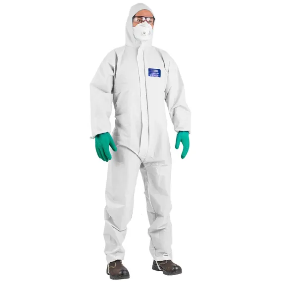 COVERPRO 5S10 OVERALL FEHÉR L, Méret: L