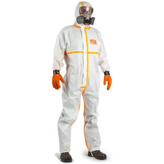 COVERCHEM 4M40 OVERALL FEHÉR XXXL, Méret: XXXL