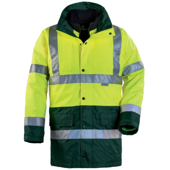 FLUO 4/1PE SÁRGA/ZÖLD KABÁT XXL, Méret: XXL