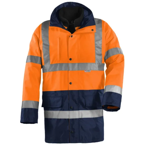 FLUO 4/1PE NARANCS/KÉK KABÁT M