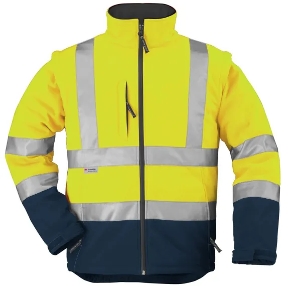 FLUO DZSEKI SÁRGA/KÉK XXXL, Méret: XXXL