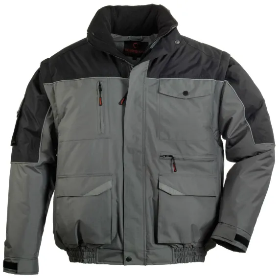 RIPSTOP 2/1 DZSEKI, SZÜRKE/FEKETE, SZAKADÁSBIZTOS XXXL, Méret: XXXL