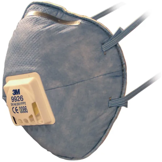 3M 9926 FFP2S RÉSZECSKESZŰRŐ FÉLÁLARC, 100 DB/KRT