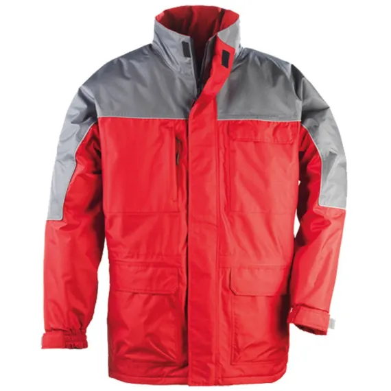 RIPSTOP KABÁT PIROS/SZÜRKE XXXL, Méret: XXXL