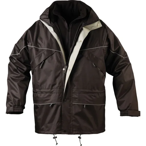 ISA 3/1 KABÁT, FEKETE XXXL, Méret: XXXL