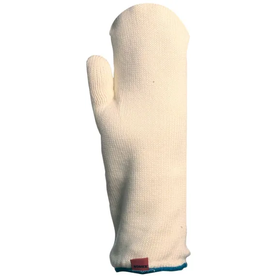 KÖTÖTT FEHÉR EGYUJJAS NOMEX KESZTYŰ, 35 CM, 350°C 10, Méret: 10