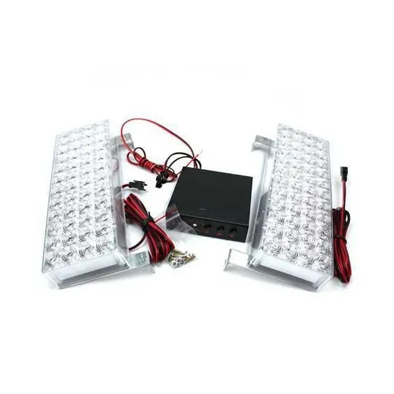 LED-es stroboszkóp kék-feher-piros FL-WS51025b
