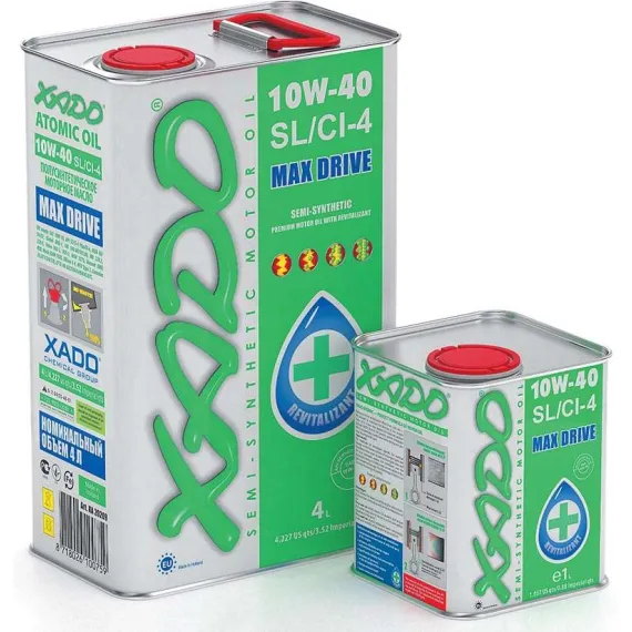 Xado Atomic 10W-40 SL/CI-4 Motorolaj 4L