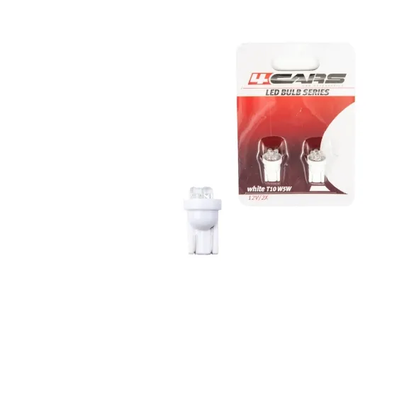 92742 12V,5W T10/BEDUGÓS/ 4LED FEHÉR 2DB-OS 92742