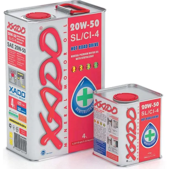Xado Atomic 20W-50 SL/CI-4 City Line Motorolaj 4L