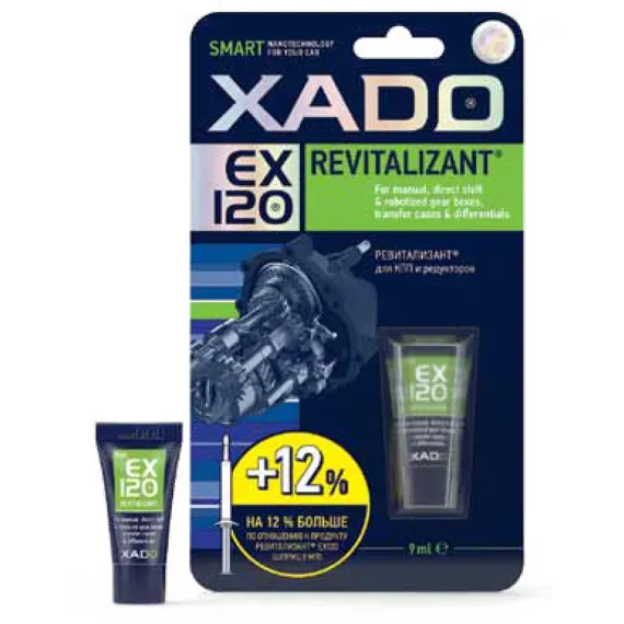 Xado EX120 revitalizáló gél hajtóművekhez 9ml (tubusos)