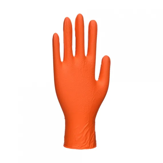 A930 - Orange HD egyszerhasználatos kesztyű (100db) - narancs - 8/M, Szín: narancs, Méret: 8/M
