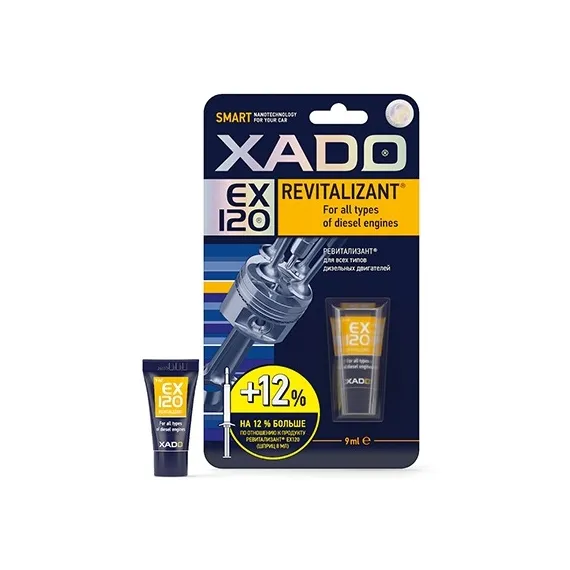 Xado EX120 revitalizáló gél diesel motorokhoz 9ml (tubusos)