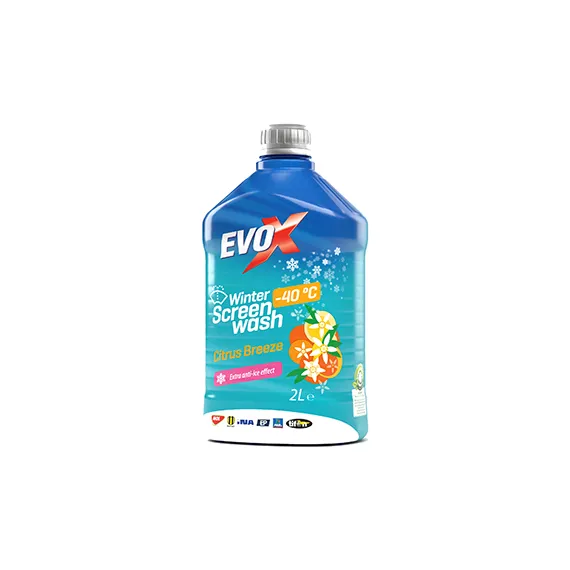 MOL EVOX Winter Citrus Breeze Téli szélvédőmosó folyadék -40°C 2 L