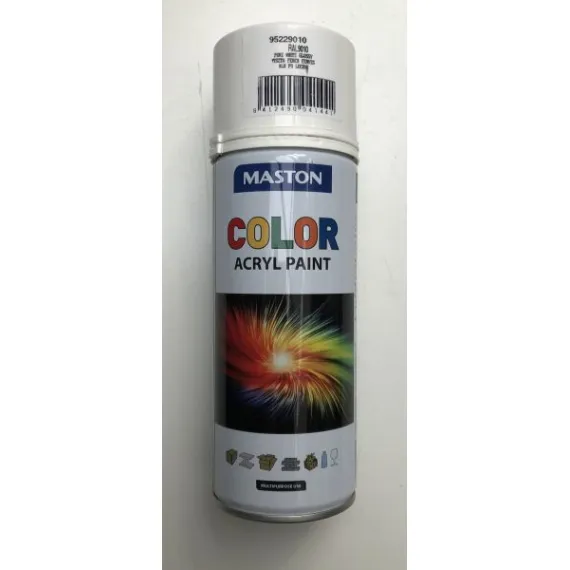 MASTON ACRYL COLOR FEHÉR FÉNYES 400ml 95229010
