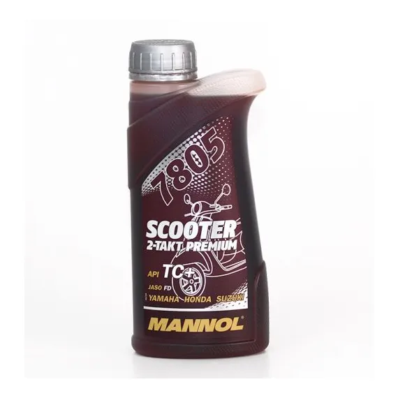 MANNOL 2T PREM. SCOOTER 0.5L 7805 API TC+ HONDA SUZUKI YAMAHA VESPA