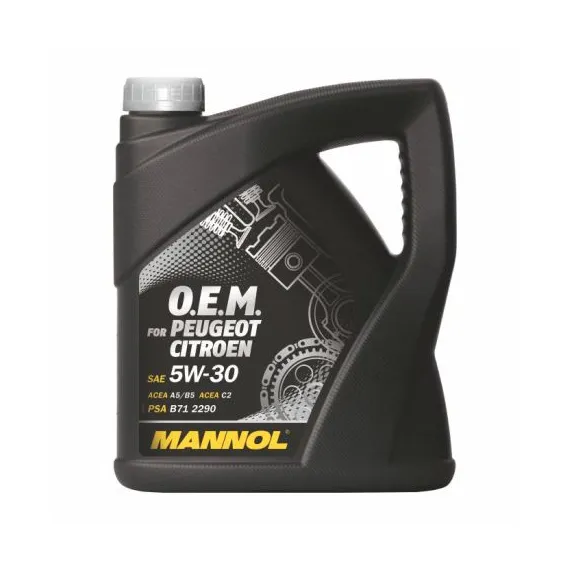 MANNOL OEM PEUGEOT 5W30 4L CITROEN A5/B5,C2,PSA-B712290
