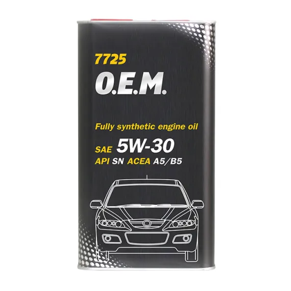MANNOL 7725 OEM MAZDA 5W30 4L API SN,A5/B5,MAZDA K004-W0-515J