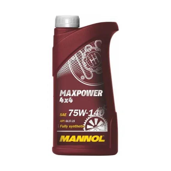 MANNOL MAXPOWER 75W-140 1L FULLY SYNTHETIC API GL5 LS MIL-L2105D