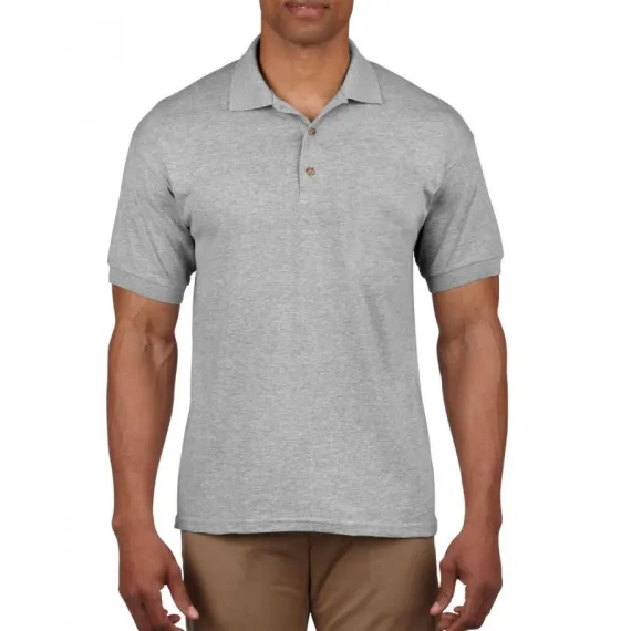 Gildan Ultra Cotton Pique póló - sportszürke - M, Szín: sportszürke, Méret: M