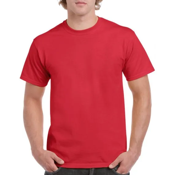 Gildan Heavy Cotton póló - piros - L, Szín: piros, Méret: L