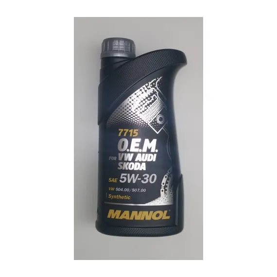 MANNOL OEM VW 5W30 1L SKODA, AUDI, C3 VW504.00/507.00, DEXOS2