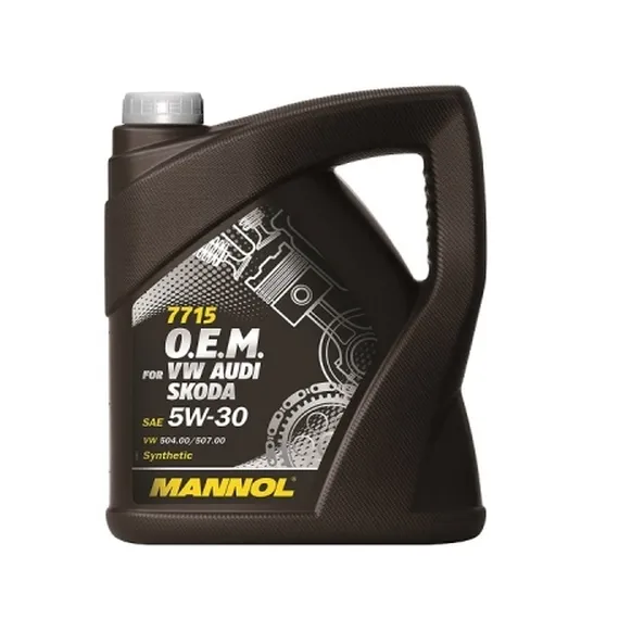 MANNOL OEM VW 5W30 5L SKODA, AUDI, C3 VW504.00/507.00, DEXOS2