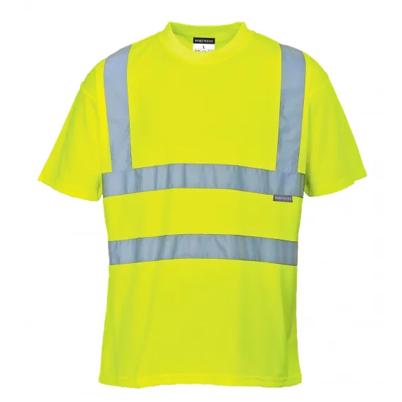 S478 - Jól láthatósági póló - sárga - 3XL, Szín: sárga, Méret: 3XL