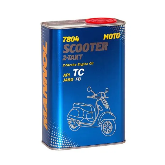 MANNOL 2T SCOOTER 1L 7804 API TC HONDA SUZUKI YAMAHA VESPA