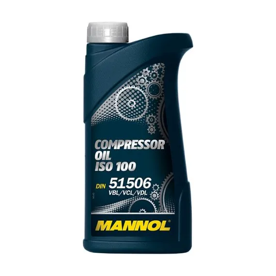 MANNOL COMPRESSOR OIL 1L ISO 100 DIN51506 VBL/VCL/VDL