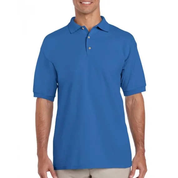 Gildan Ultra Cotton Pique póló - királykék - S, Szín: királykék, Méret: S