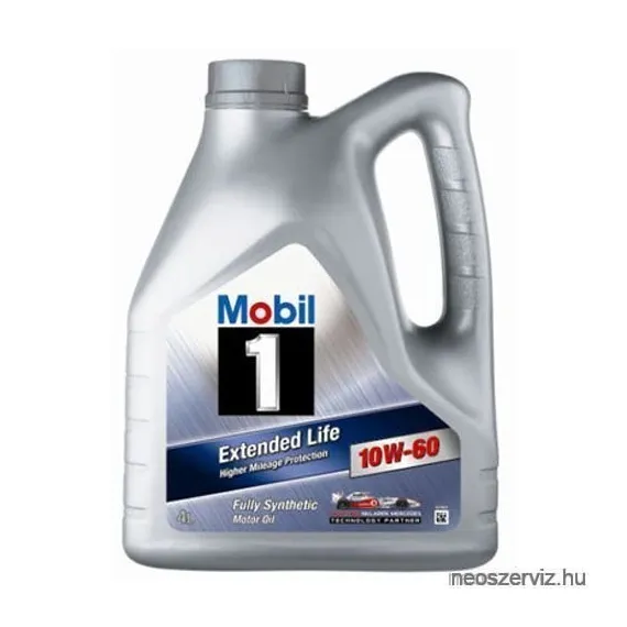 MOBIL 1 10W60 4L Szintetikus Motorolaj, Kiszerelés: 4 L