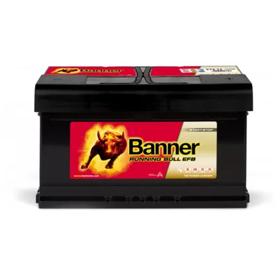 Banner RUNNING BULL EFB Akkumulátor 75Ah 730A Jobb+