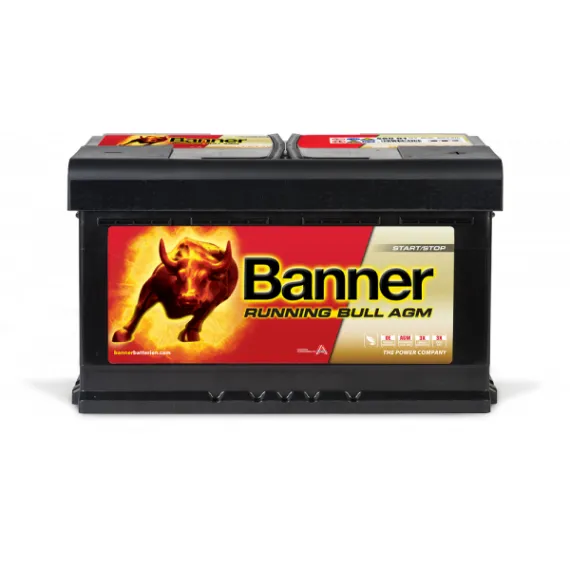 Banner RUNNING BULL AGM Akkumulátor 80Ah 800A Jobb+